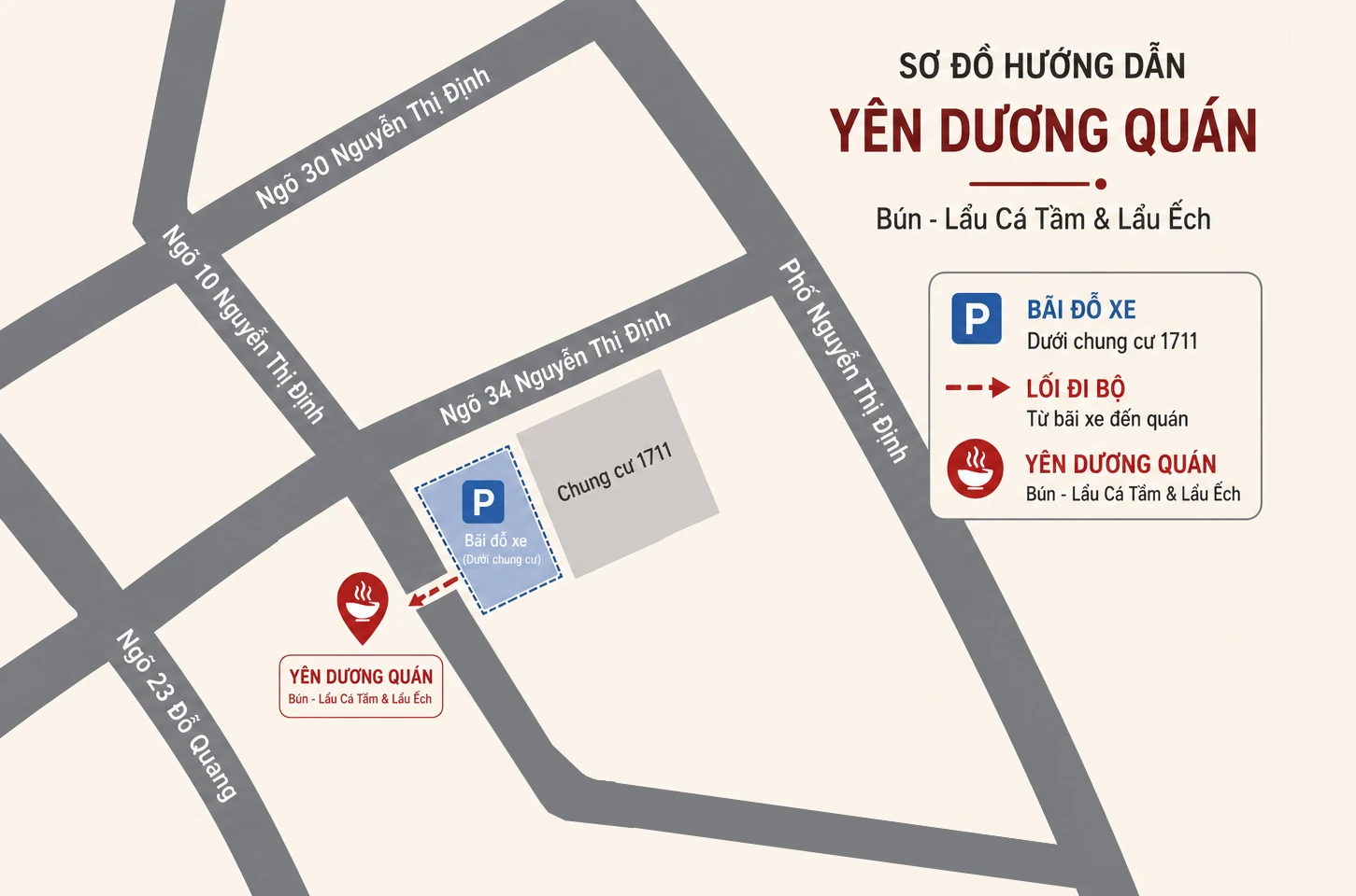 Chỉ đường Yên Dương Quán